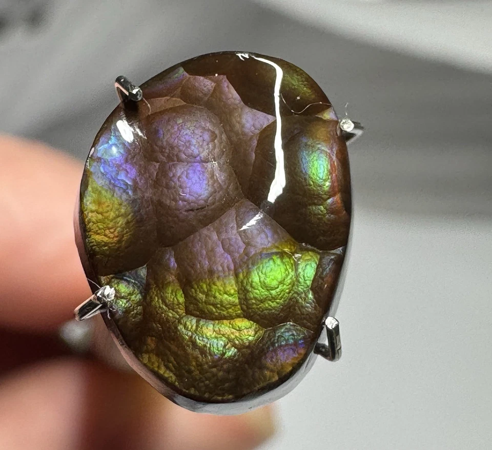 Gema de ágata de fuego 3,9 quilates talla de contorno natural sin tratar Foto 1 de 4