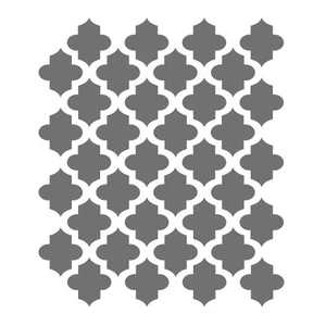 Moroccan Stencils - small scale - For Crafting Canvas DIY decor furniture - Bild 1 von 3