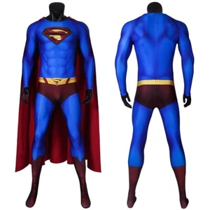 Superman Returns Costume Cosplay Suit Clark Kent 3D Printed for Men Outfit - Picture 1 of 11