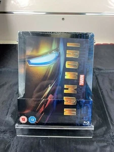 MARVEL'S IRON MAN ZAVVI EXCLUSIVE LENTICULAR BLURAY STEELBOOK，NEW/SEALED - Picture 1 of 3