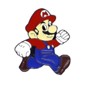 Pin Mario Pin Dibujos Animados Super Mario Bros. Pin Fantasía Nintendo Esmalte Pin de Metal - Imagen 1 de 2