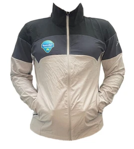 Giacca Finisher Brooks Marathon Uomo Small Virginia Beach Sterling/Asfalto/Nero - Foto 1 di 3