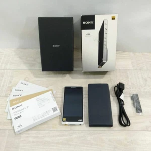 SONY Walkman NW-ZX1 Silver 128GB Audio Player Hi-Res Bluetooth Working Used - Picture 1 of 8