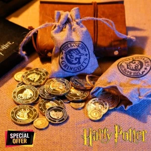 Harry Potter Gringotts Bank Coins Collection Wizarding World Hogwarts Cosplay - Picture 1 of 9