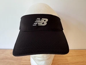 New Balance Black Visor Cap Strapback Adjustable Lightweight Sport Golf Hat - Picture 1 of 9