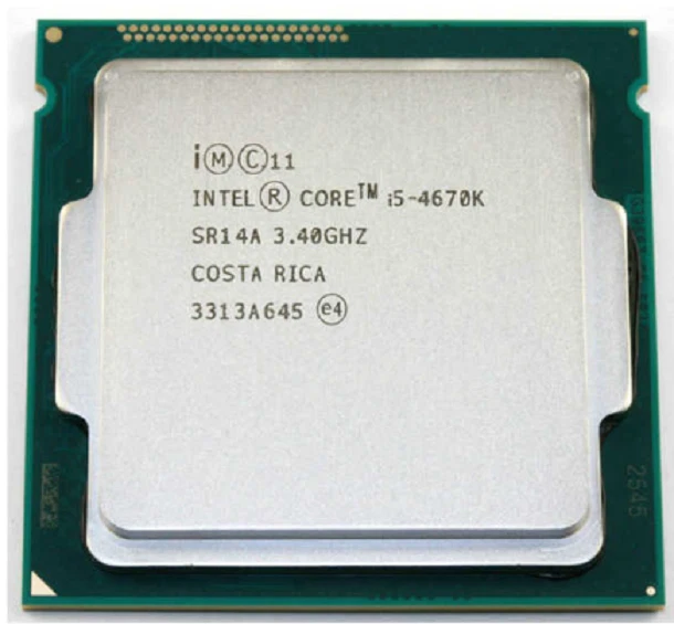 Core i5-4670K SR14A, Sockel 1150, 6MB L3, 3,4GHz,  (inkl.19% MwSt) - Bild 1 von 1