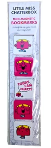 Mr Men Little Miss Chatterbox Mini-Magnetic Bookmarks - Foto 1 di 3