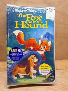 a walt disney classic THE FOX AND THE HOUND in original packaging sealed vhs - Picture 1 of 7