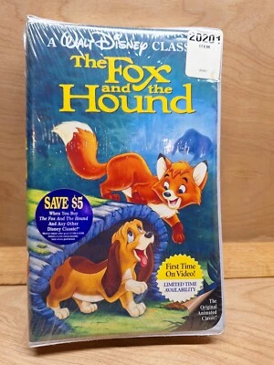 a walt disney classic THE FOX AND THE HOUND in original packaging sealed vhs - Image 1 of 4