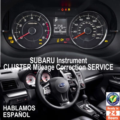 SUBARU Instrument Cluster Corrección de Kilometraje/Servicio de Programación Foto 1 de 4
