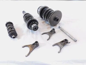 1997-1998 Honda Blackbird CBR1100XX Transmission Gears w/ Shifter Drum & Forks - Picture 1 of 12