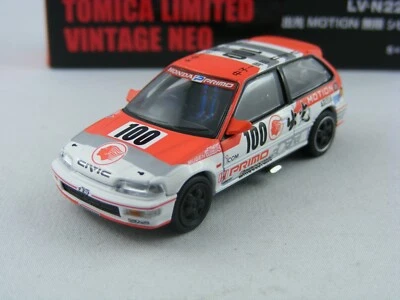 Idemitsu Motion Mugen Honda Civic , Tomytec Tomica Lim.Vintage Neo LV-N229a,1/64
