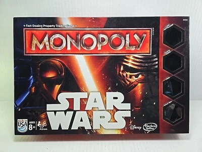 Star Wars Monopoly Game - Parker Brothers - 2015  COMPLETE - Image 1 of 4