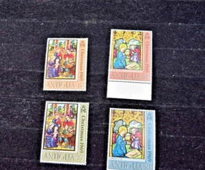 ANTIGUA XMAS 1969 SET S 224-227  MNH - Picture 1 of 3