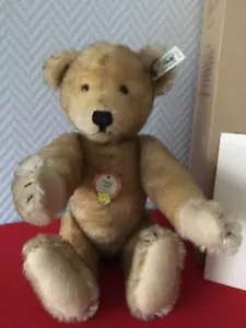 steiff Teddy Petsy 407451, lim. Auflage:4000 St., 35 cm, braun gespritzt - Bild 1 von 6