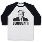Baseball-T-Shirt Bloodbath Donald J. Trump Meme FAKE NEWS Spaß Raglan alle Größen