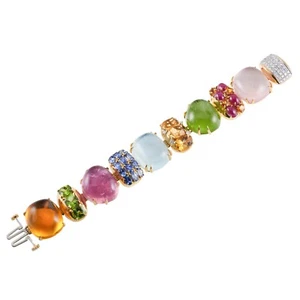 Seemann Schepps Gem Set Gelbgold Rio Armband - Bild 1 von 7