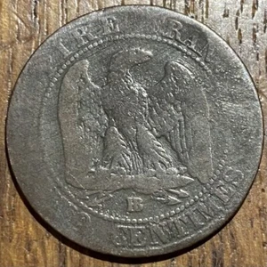 PIECE DE 5 CENTIMES NAPOLEON III 1854 BB (984) - Imagen 1 de 2
