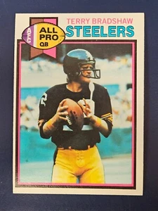 Tarjetas de fútbol americano Topps 1979 #500 Terry Bradshaw Pittsburgh Steelers - Imagen 1 de 2