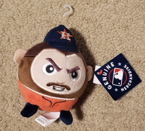 Alex Bregman plush doll Houston Astros #2 FOCO MLB Baseball Player Mini 3" Cover