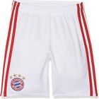 Bayern Munich Football Shorts Ucl 15-16 Years Adidas New With Tags White/Red
