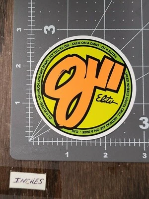 Santa Cruz OJ Elites Glossy Adult Humor Skateboard Laptop Decal Sticker Gloss13