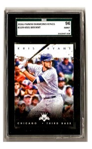Kris Bryant Chicago Cubs 2016 Panini DK Diamond Kings #109 SGC 96 Mint 9 Pop:3