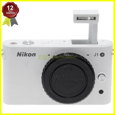 Fotocamera Nikon 1 J1 body white fotocamera digitale mirrorless. J-1. - Bild 1 von 4