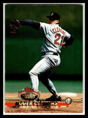 1993 Stadium Club Members Only #748 Roger Clemens   Boston Red Sox - Image 1 of 2