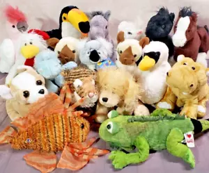 Webkinz Lil Kins Plush Stuffed Animals Ganz Cat Dog Iguana Hippo Fish NO CODES - Picture 1 of 23