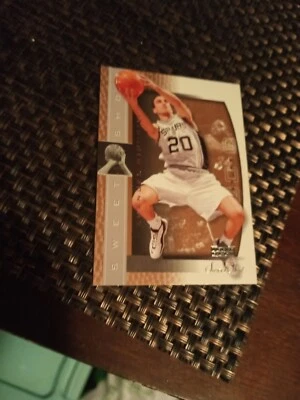 2003-04 Sweet Shot San Antonio Spurs Basketball Card #78 Manu Ginobili !🔥🔥 - Image 1 of 4