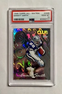 EMMITT SMITH 1999 Topps All Matrix #AM6 PSA 10 gemas como nuevo inserto de vaqueros de Dallas - Imagen 1 de 3
