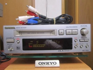 ONKYO MD-105X MD Mini Disc Recorder High Speed Audio System Silber Getestet - Bild 1 von 3