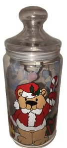 Vintage Weihnachten Apotheker Keksdose mit Deckel & Box Teddybären Frankreich Fun - Bild 1 von 7