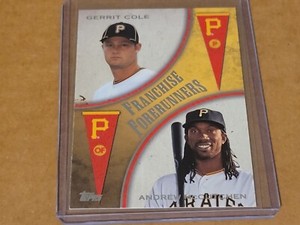 2013 Topps Update Gerrit Cole/Andrew McCutchen Franchise Forerunners Insert Nmmt
