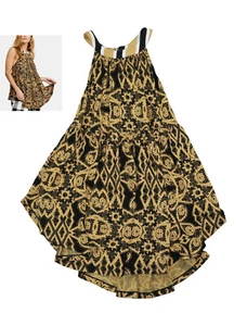 Free People Mimi Collection Tunic Style Women's High Neck Top S NWT Black Combo - Picture 1 of 1