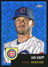 2022 Chrome Platinum Anniversary Blue Mini-Diamond Refractors #160 Ian Happ /199