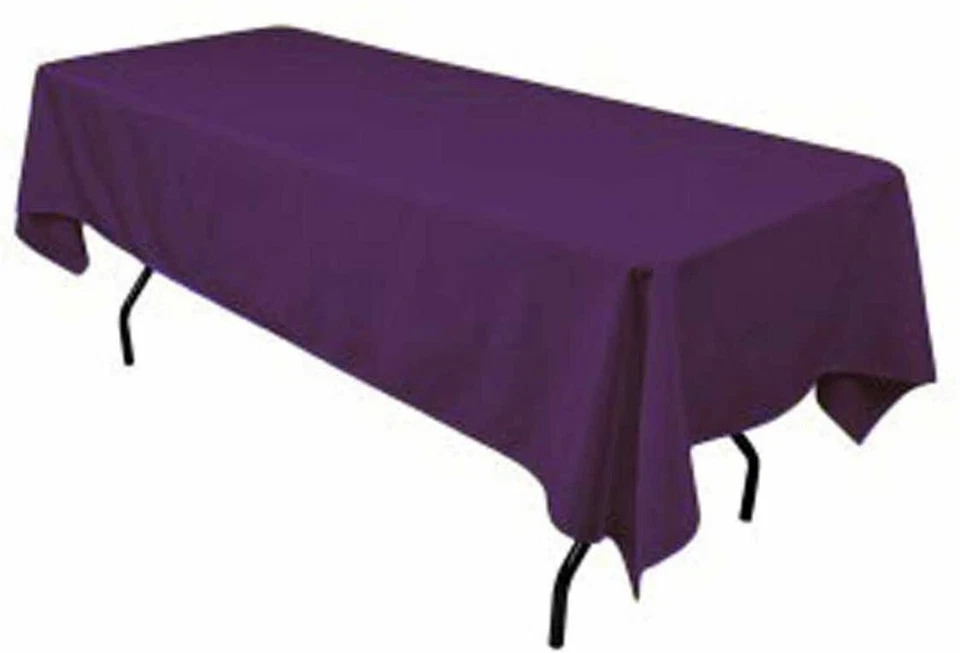 Premium Polyester Rectangular Tablecloth – 60"x108" for Weddings & Events - Image 1 of 1