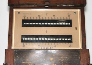 Zungenfrequenzmesser antik SIEMENS u. HALSKE ca. 1920 geprüft. ok - Bild 1 von 9