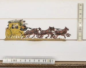 Zinnfiguren Museal - Heinrichsen 1880 - Überfall auf Postkutsche - Selten - Bild 1 von 7