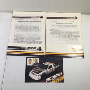 Vintage 1989 NASCAR Larry Pearson Media Guide Rare Chattanooga Chew Racing - Picture 1 of 6