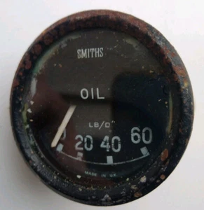 Manometro pressione olio elettrico MK2 Jaguar vintage - primi anni '60 - Foto 1 di 4