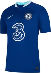 NEW MENS XXL Chelsea Nike 2022/23 Blank Home Jersey Blue DM1839-496 TOP SHIRT - Picture 1 of 8