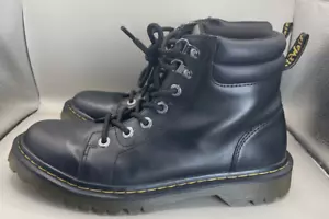Stivali Dr Martens Faora Mid Top donna 9 neri pelle suola a strappo usati in ottime condizioni - Foto 1 di 8