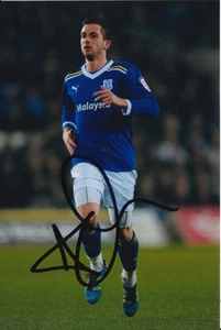 CARDIFF CITY HAND SIGNED ANDREW TAYLOR 6X4 PHOTO 2. - Picture 1 of 1