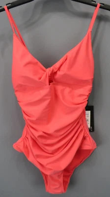 Traje de baño Jones New York cuello torcido de una pieza precio de venta sugerido por el fabricante $75 talla S # 17D 17 Blm Foto 1 de 4