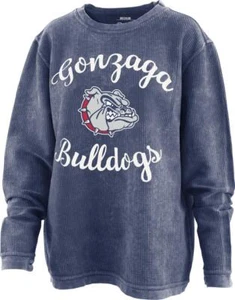 Women's Gonzaga University Bulldogs Comfy Cord Pullover Sweatshirt - Picture 1 of 6