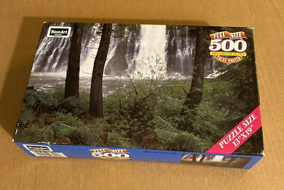 玫瑰艺术 500 件拼图叫 Burney Falls, CA — 第 1/3 张图片
