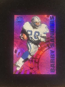 1997 Dynagon Careers BARRY SANDERS Holographic PURPLE..Extremely Rare!! - Picture 1 of 2