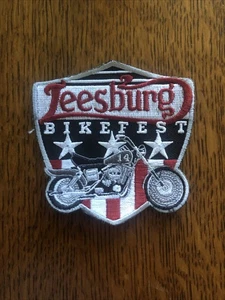 2014 Leesburg Bike Fest Motorrad Rallye Aufnäher Sammlerstück Souvenir Patch - Bild 1 von 5